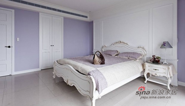 美式 三居 卧室图片来自佰辰生活装饰在9万打造105平美式纯美梦想居93的分享