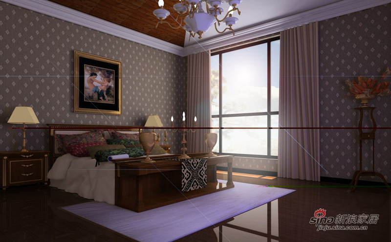 欧式 别墅 卧室图片来自用户2746948411在新古典风韵78的分享
