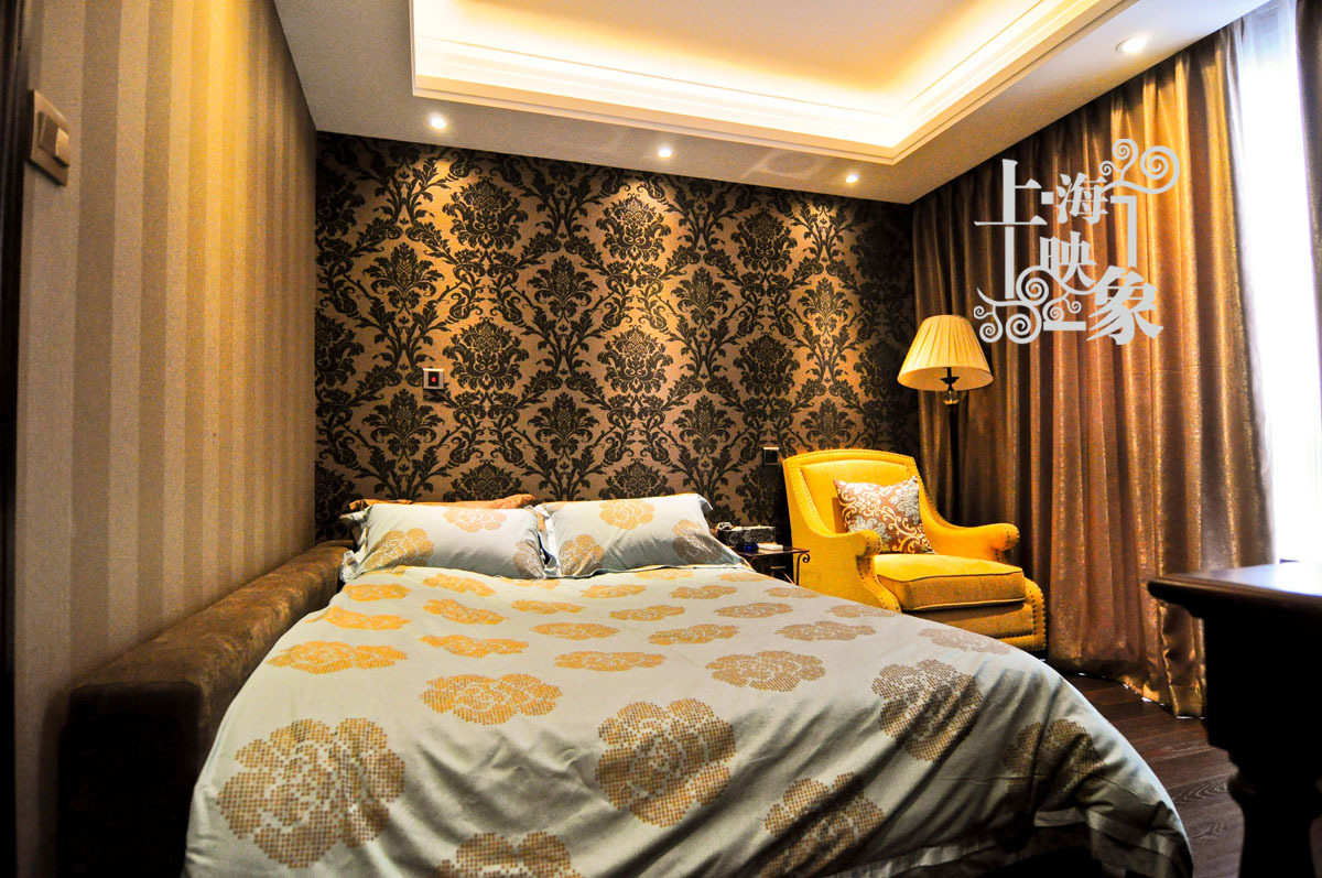 新古典 一居 卧室图片来自上海映象设计-无锡站在【高清】半包8.5万打造80平新古典精致美87的分享