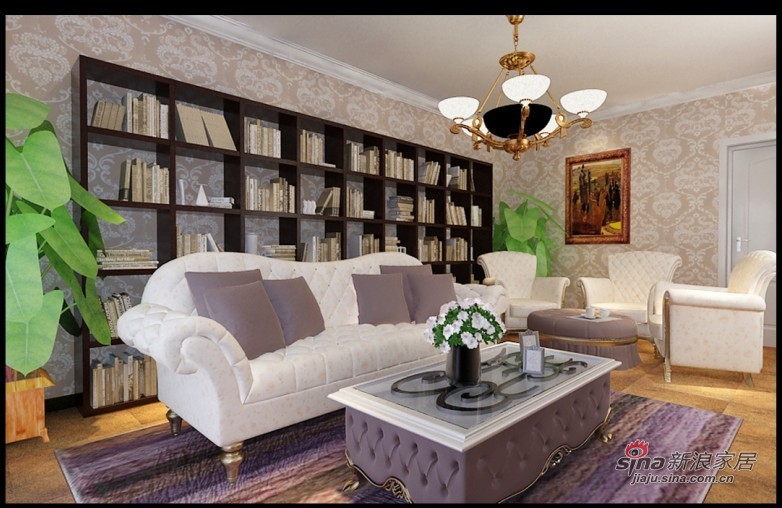 欧式 别墅 客厅图片来自用户2746948411在13万巧装200现代简约的大气范87的分享