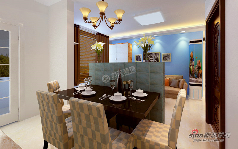 简约 一居 餐厅图片来自用户2738820801在嘉畅园61平米-一室一厅-现代简约56的分享