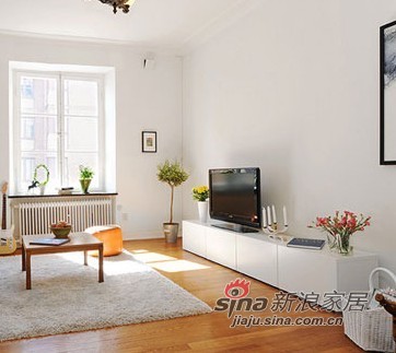 北欧 一居 客厅图片来自用户1903515612在50平米至简至美小户型设计77的分享