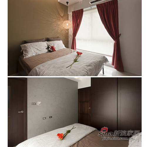 中式 三居 卧室图片来自用户1907659705在复古风格惬意中式3居生活92的分享
