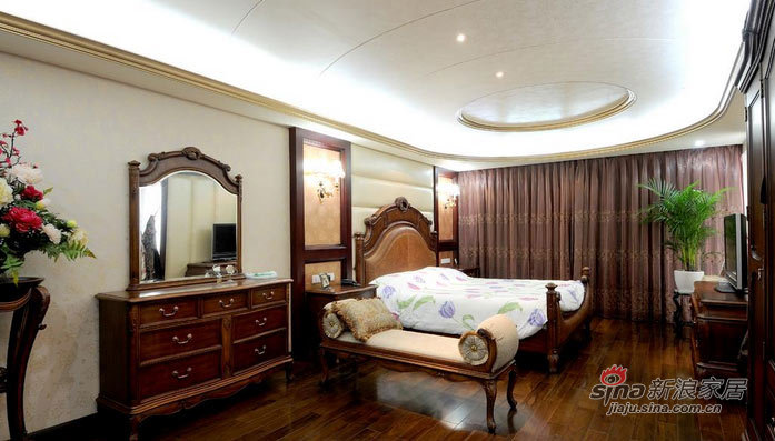 欧式 复式 卧室图片来自用户2772873991在欧式奢华保利康桥92的分享
