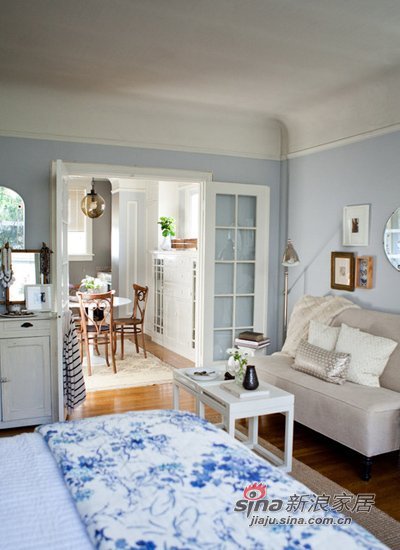 简约 二居 客厅图片来自用户2738093703在60平蓝色之调现代简约新家65的分享