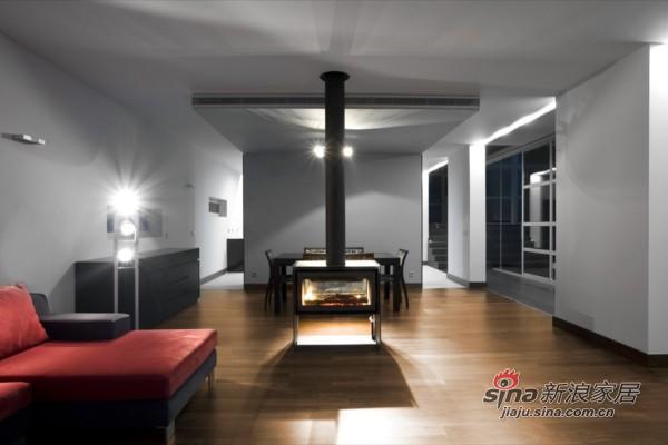 简约 别墅 客厅图片来自用户2737782783在充分利用光源的现代别墅设计34的分享