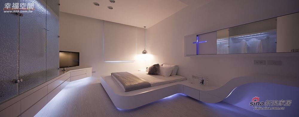 现代 二居 卧室图片来自幸福空间在Free Style 115平老房成功改造71的分享