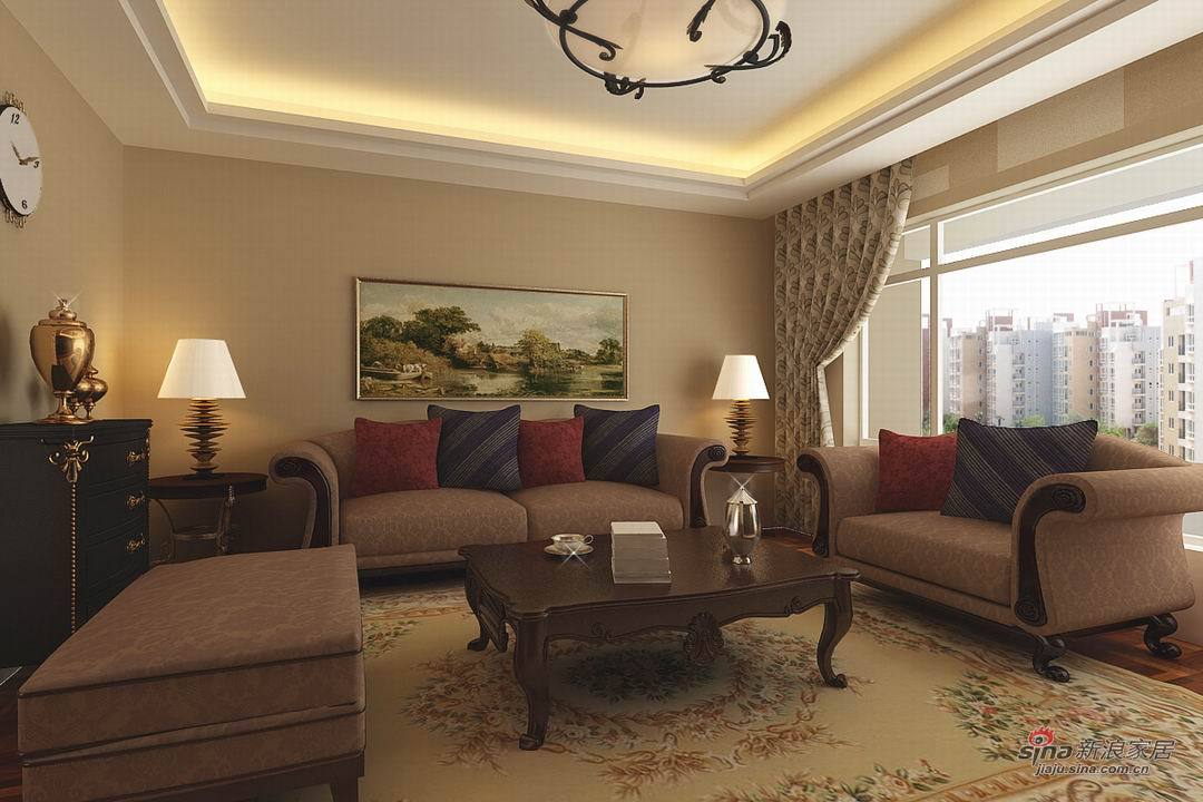 欧式 三居 客厅图片来自用户2745758987在146平新古典主义风格的品质生活新风范53的分享