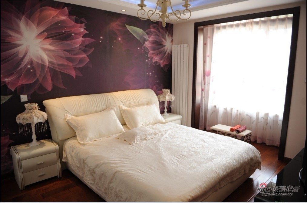 新古典 二居 卧室图片来自用户1907701233在100平米2居室古典风格实景家居52的分享