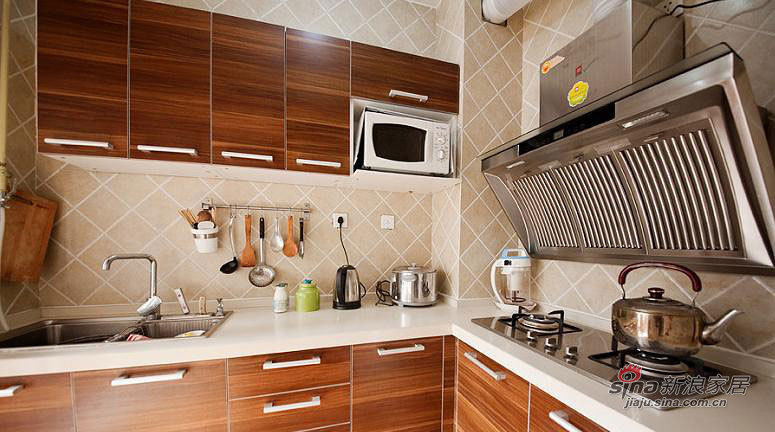 欧式 三居 厨房图片来自用户2746889121在10万装修90平法式美居31的分享
