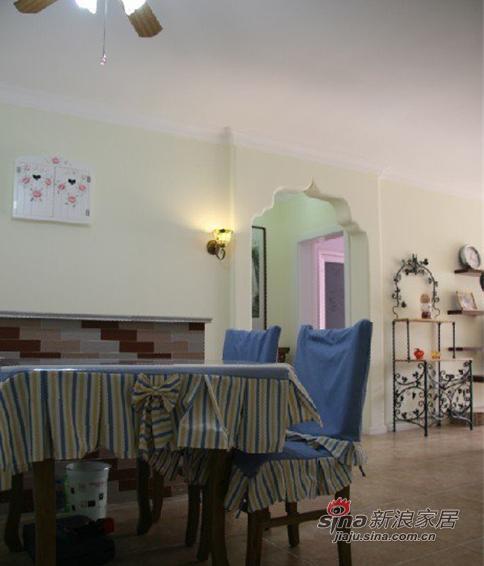 地中海 二居 餐厅图片来自用户2756243717在蚁族的奋斗80平地中海风格83的分享