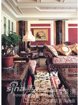 欧式 别墅 客厅图片来自用户2745758987在华敏世纪广场37的分享