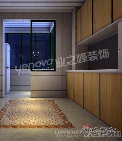 简约 二居 厨房图片来自用户2737735823在尚清湾 两室简约设计方案68的分享