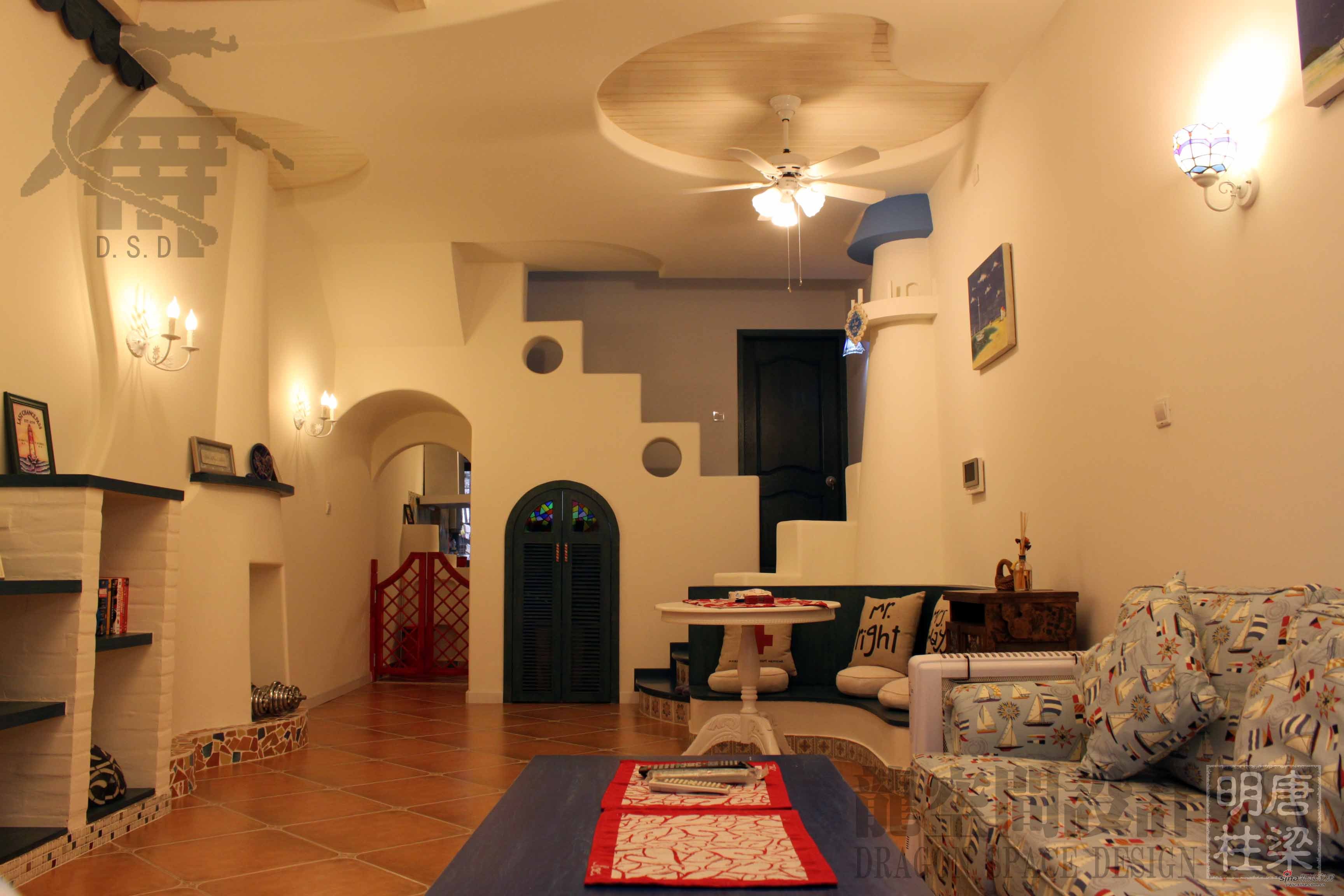 地中海 别墅 客厅图片来自用户2757320995在【高清】104平叠拼阳光地中海3居室93的分享
