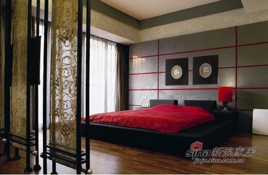 现代 三居 卧室图片来自用户1907684993在125平米大三居现代简约设计样板98的分享