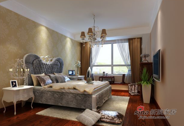 欧式 四居 客厅图片来自用户2757317061在2011年最流行装修元素 140平简欧风格美妙至极47的分享