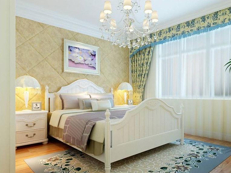 舒适 公主房 温馨 卧室 欧式 现代图片来自贾凤娇在62平大一居的欧式优雅小资生活的分享