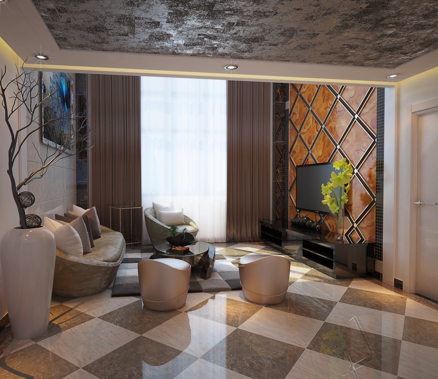 复式 跃层 白领 高富帅 客厅图片来自北京合建装饰在舒适的复式大宅的分享