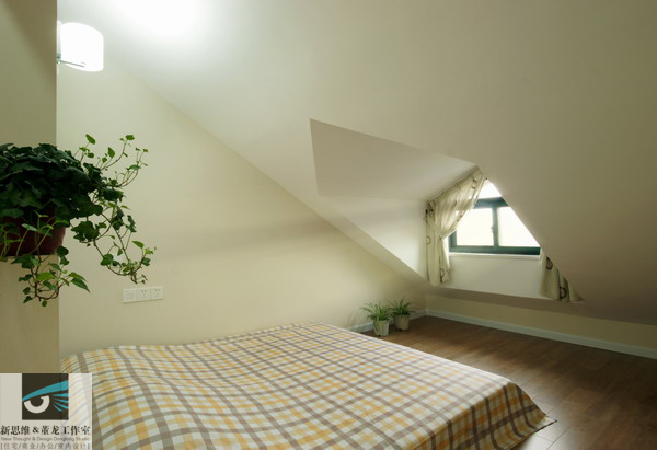 现代简约 北欧风情 卧室图片来自DoLong董龙设计在秋.IKEA   140平方 现代简约的分享