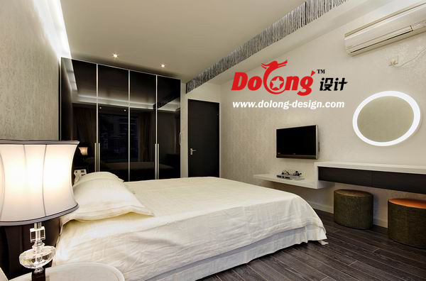 现代奢华 卧室图片来自DoLong董龙设计在银妆 98平现代奢华的分享