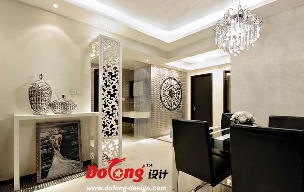 现代奢华 餐厅图片来自DoLong董龙设计在银妆 98平现代奢华的分享