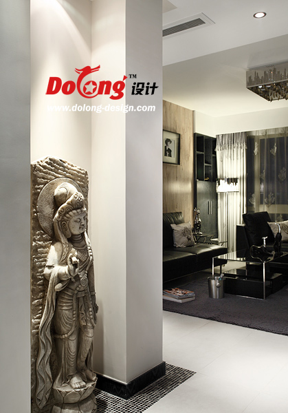 客厅图片来自DoLong董龙设计在酷尚幻境 133平 现代奢华的分享