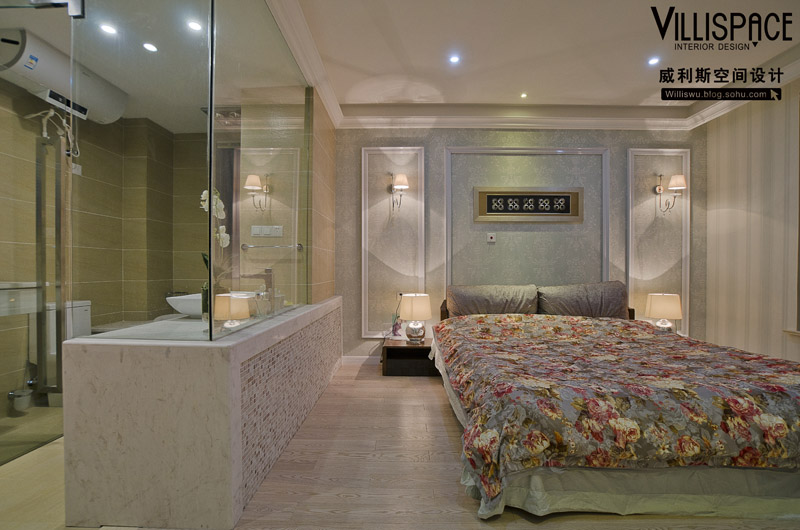 三居 白领 小资 简约 卧室图片来自威利斯空间设计在常熟衡泰花园洋房《静逸》的分享