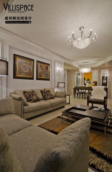三居 白领 小资 简约 客厅图片来自威利斯空间设计在常熟衡泰花园洋房《静逸》的分享