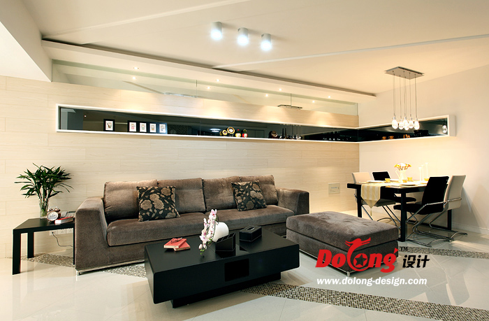 简约 三居 客厅图片来自DoLong董龙设计在品•尚 139平 简约大气的分享