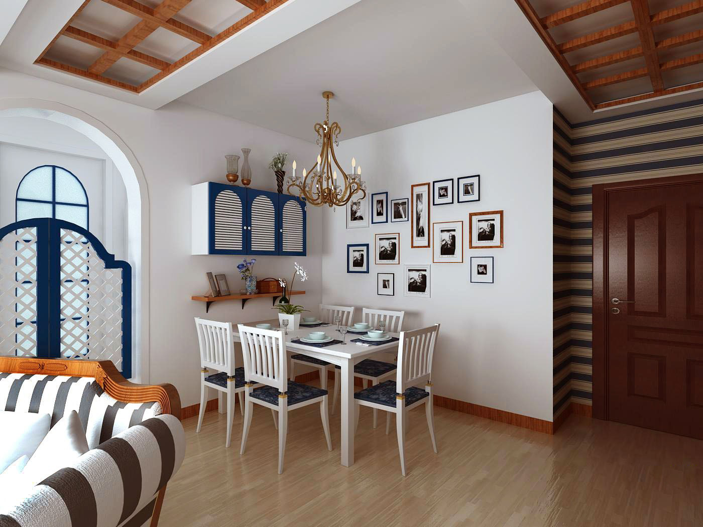 二居 餐厅图片来自合建装饰-二手房装修在地中海风格的分享