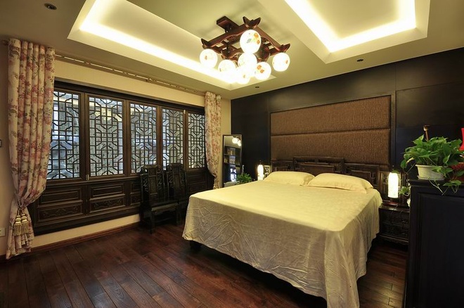 卧室图片来自合建装饰-二手房装修在中式古典的分享