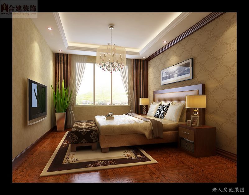 欧式 Loft 卧室图片来自业之峰装饰旗舰店在西山壹号院欧式风格装修案例的分享