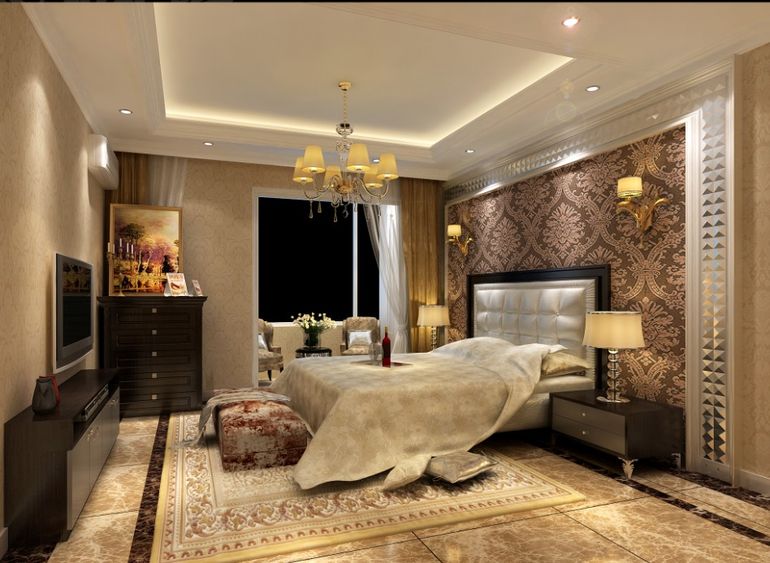 花雨汀 简约 大气 小资 卧室图片来自北京合建装饰在年轻简约至尚派·花雨汀大宅设计的分享