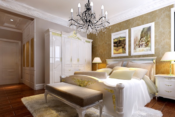 卧室图片来自业之峰装饰旗舰店在蓝岸丽舍 欧式古典的分享