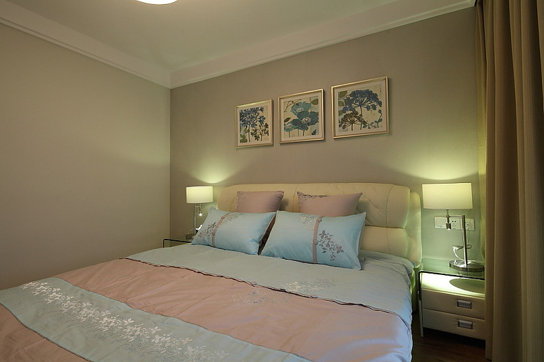 卧室图片来自家装大管家在幸福玛奇朵 112平美式现代混搭居的分享
