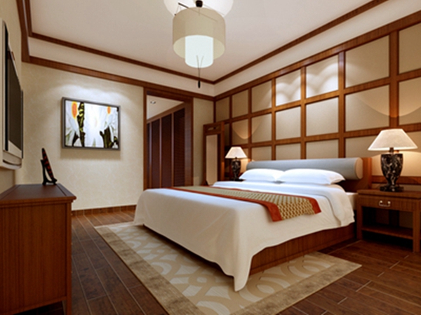 新中式 典雅 温暖中式 卧室图片来自北京合建装饰在典雅大气中式四居的分享