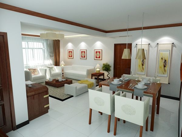 新中式 典雅 温暖中式 客厅图片来自北京合建装饰在典雅大气中式四居的分享