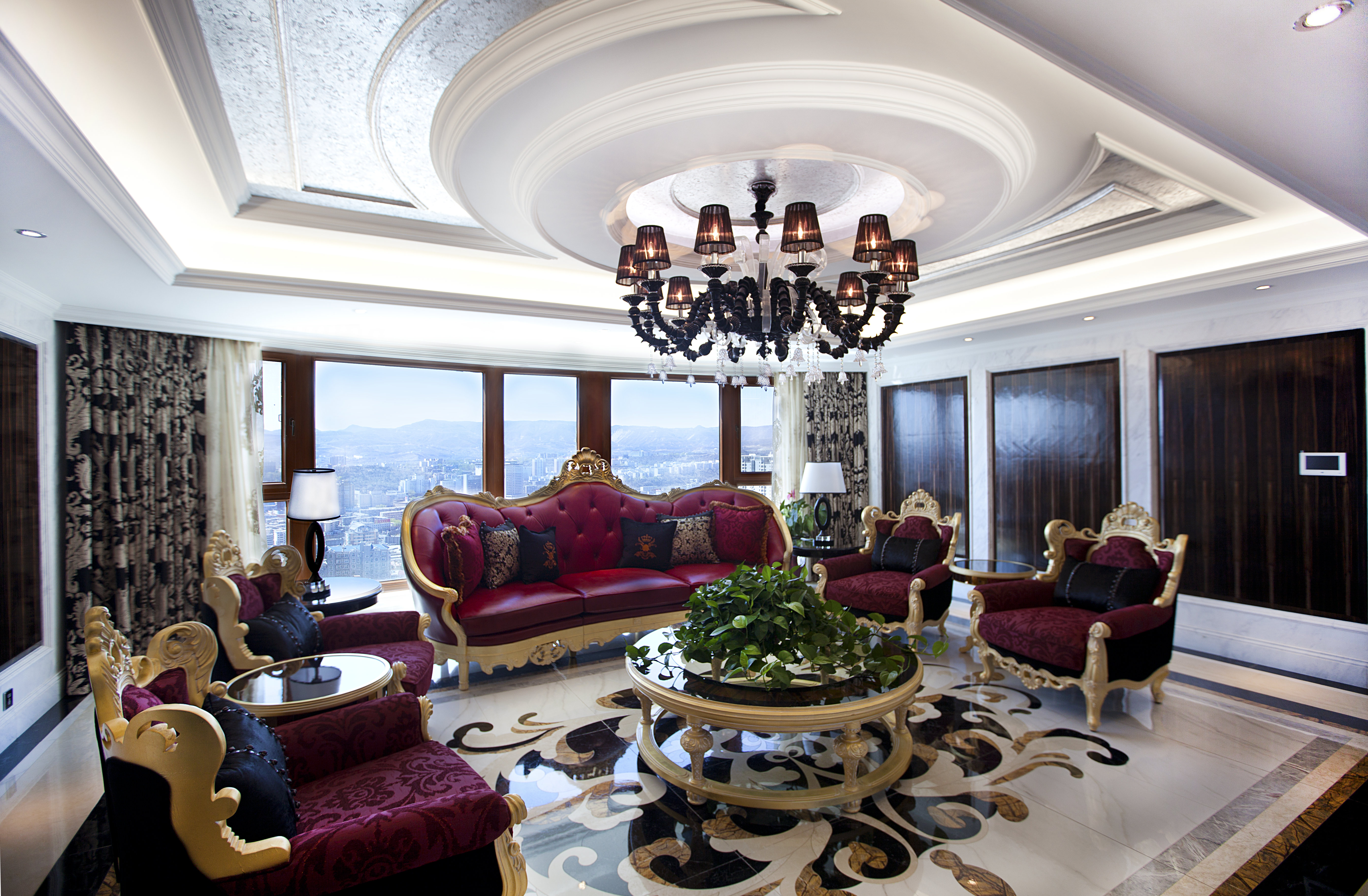 欧式 别墅 客厅图片来自東合設計在北山林语的分享