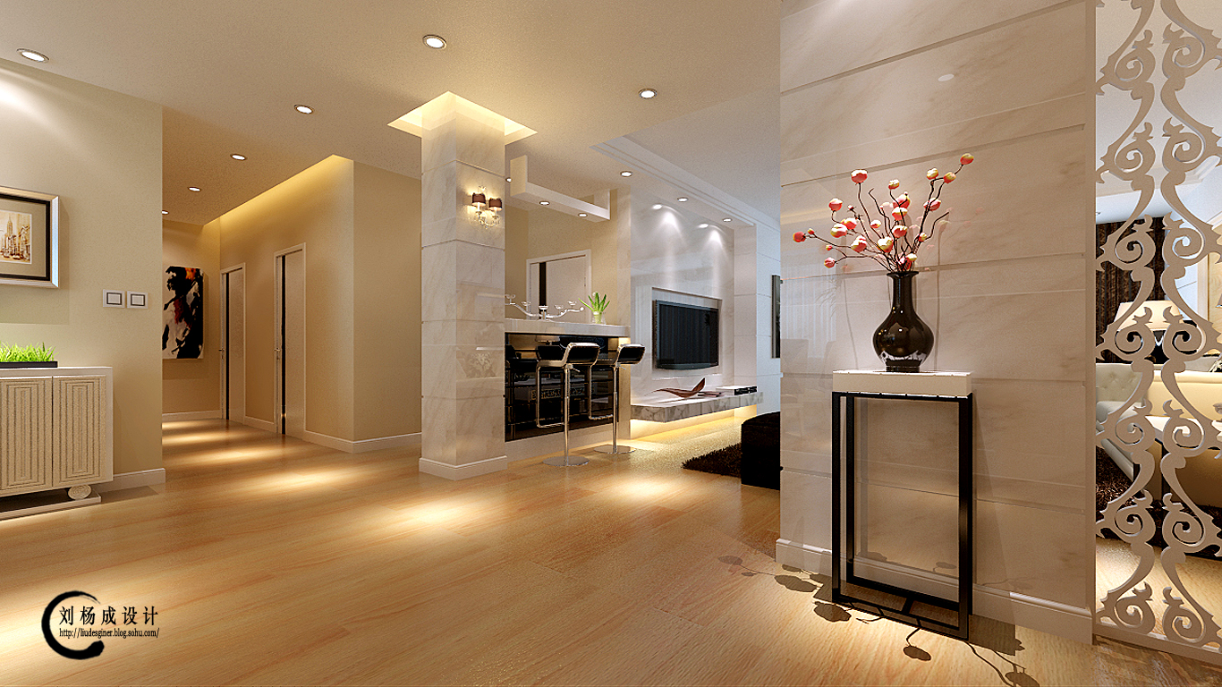 刘杨成 客厅图片来自交换空间刘杨成室内设计师在150平大气的简约设计的分享