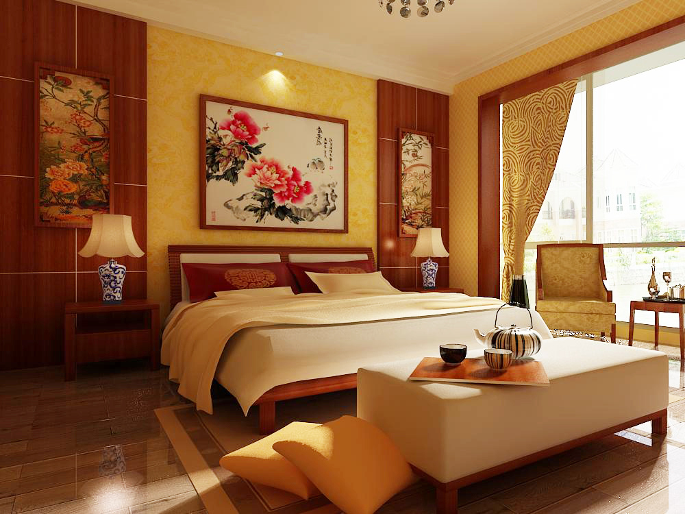 小资 80后 卧室图片来自在中式新中式的分享