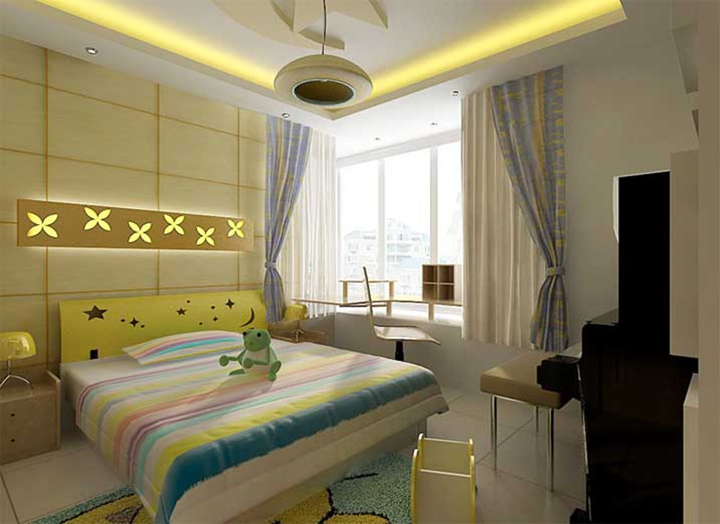 简约 二居 汇锦城 卧室图片来自上海实创-装修设计效果图在汇锦城90平米现代简约风格的分享