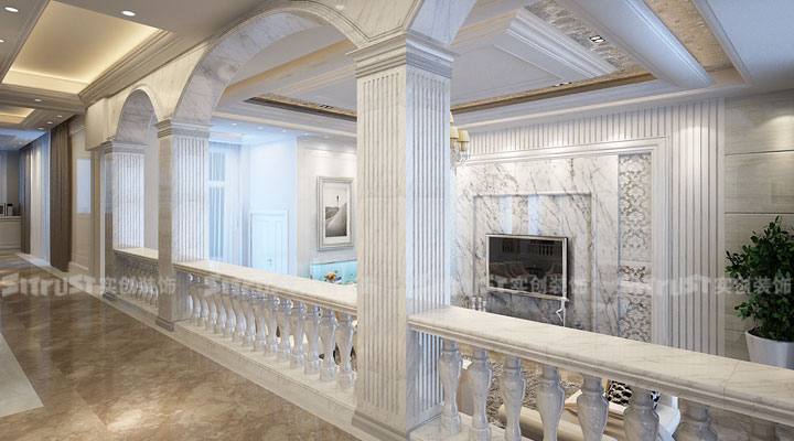 欧式 别墅 新古典 其他图片来自西宁实创装饰在潮流个性370别墅诠释新古典风格的分享