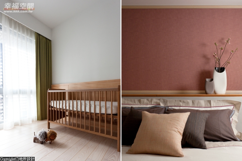 简约 二居 木地板 北欧 现代 卧室图片来自幸福空间在142m²简约经典成就舒适三口窝的分享