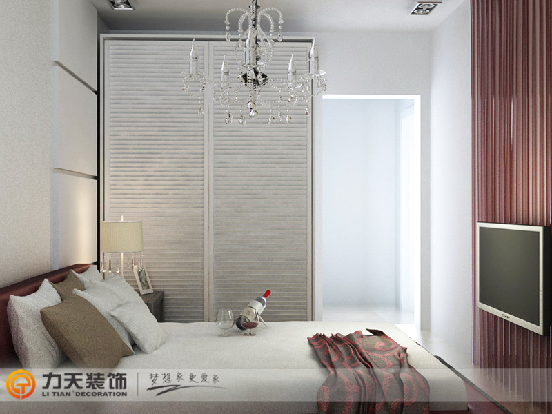简约 一居 卧室图片来自阳光力天装饰在华城佳苑-70㎡-现代简约的分享
