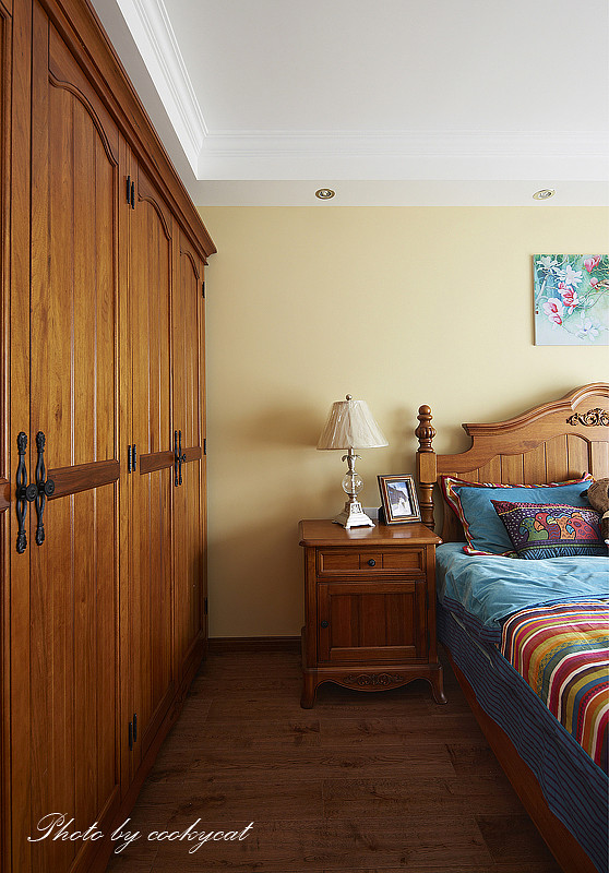卧室图片来自家装大管家在装修就是这个样 78平美式乡村居的分享