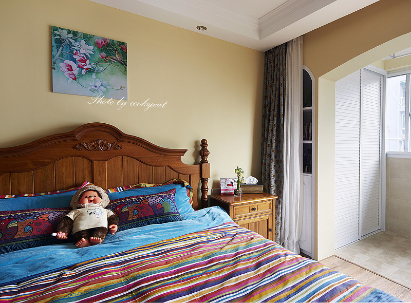 卧室图片来自家装大管家在装修就是这个样 78平美式乡村居的分享
