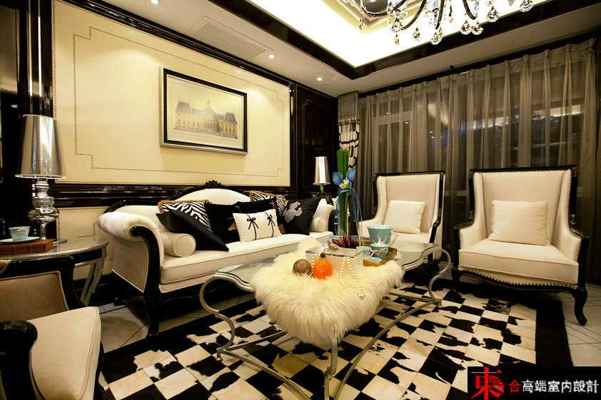 客厅图片来自東合設計在爵士魅影的分享