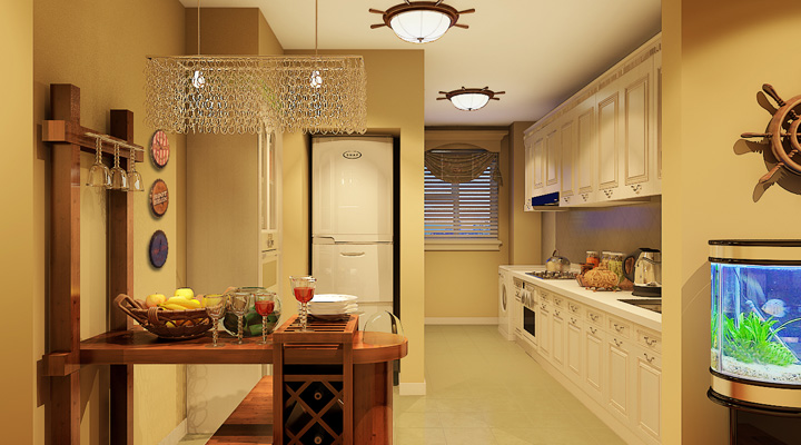 简约 三居 实创装饰 光谷新世界 80后 白领 收纳 厨房图片来自在光谷新世界105平三居室简约风格的分享