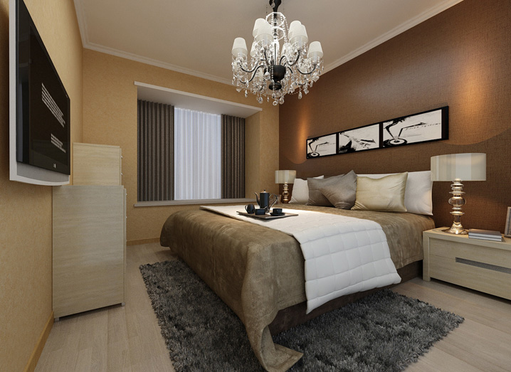 欧式 三居 实创装饰 卧室图片来自上海实创-装修设计效果图在恒盛豪庭135平米欧式风格的分享
