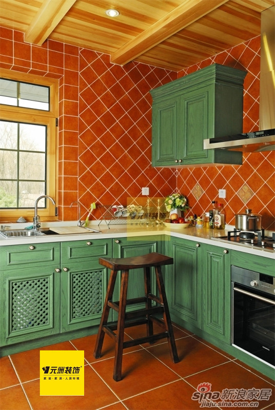 美式风格 西山林语 厨房图片来自框框在西山林语 230平米美式风格的分享